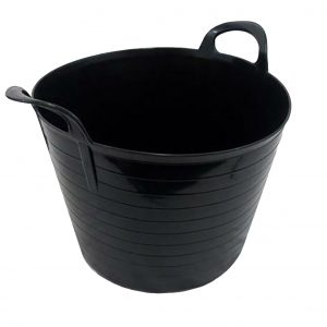 26 Litre Black Plastic Flexi Tub