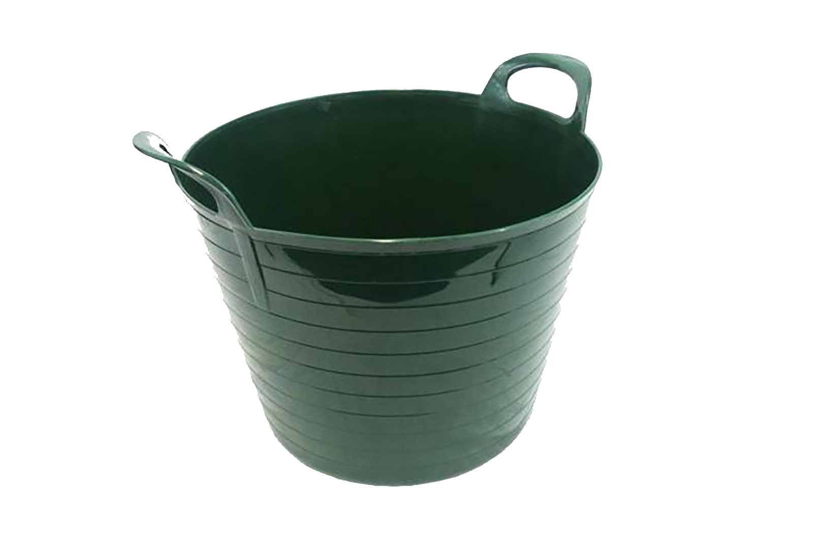 FLEXIBLE CONTAINER STORAGE BUCKET TRUG 42L YELLOW FLEXI TUB COMPLETE WITH LID 