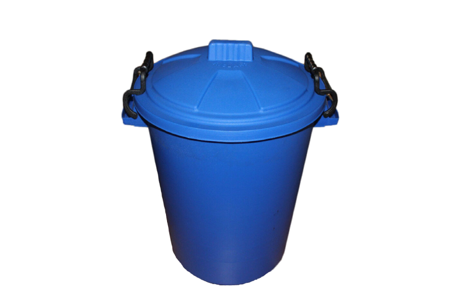Buy 85 Litre Blue Plastic Outdoor Bin Plastic Storage Boxes
