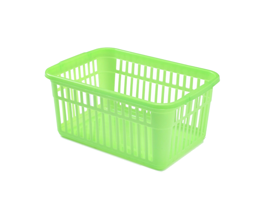 Buy 45cm Lime Green Plastic Handy Basket Plastic Storage Boxes