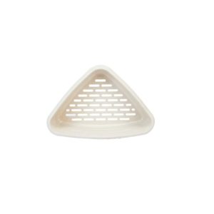 Triangular Oatmeal Plastic Sink Tidy
