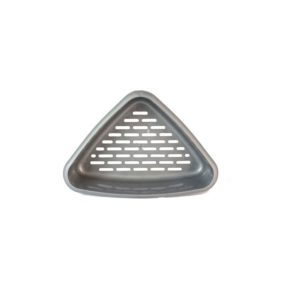 Triangular Silver Plastic Sink Tidy