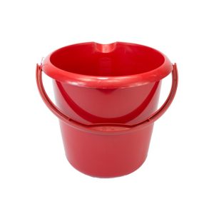 13 Litre Red Plastic Bucket