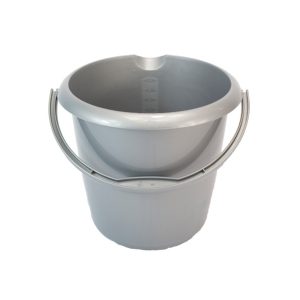 13 Litre Silver Plastic Bucket