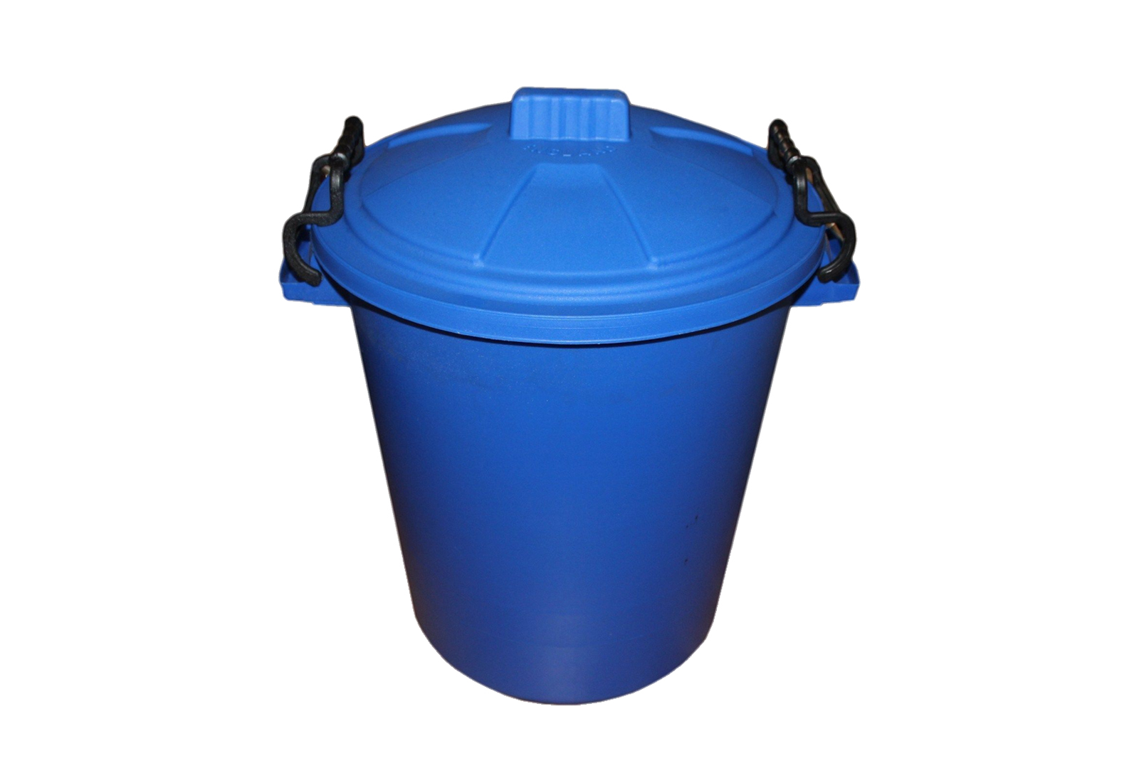 50L HEAVY DUTY PLASTIC HANDLE BLUE Garden Storage Dustbin Bin 