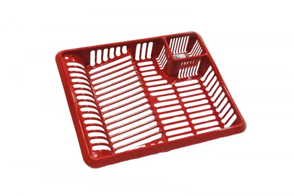 High Grade Large Plastic Dish Drainer Plate and Cutlery Rack Holder-Made in UK 